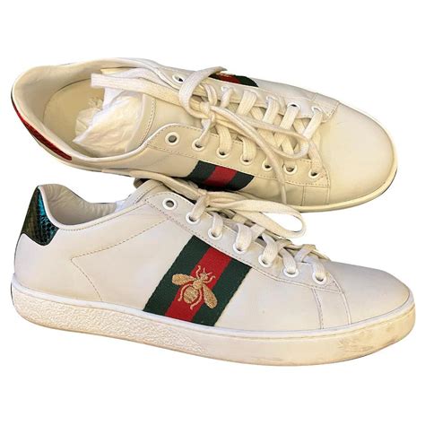 gucci bee trainers women's